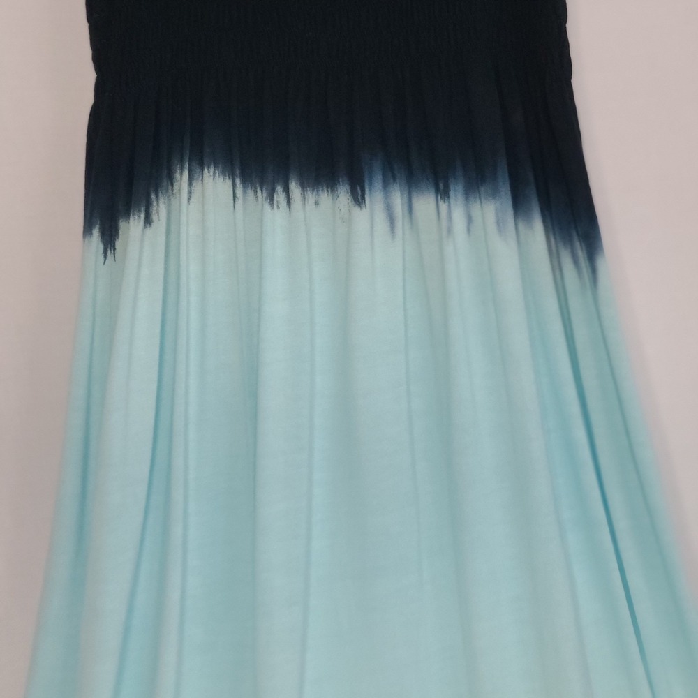NWT Santiki Lexi Tank Sundress Ombre Blue White Boho Beach Adjustable Sz Large - Picture 6 of 10
